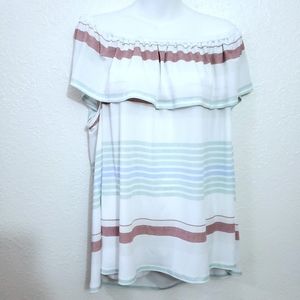 3/$25 MAURICES Off The Shoulder Top